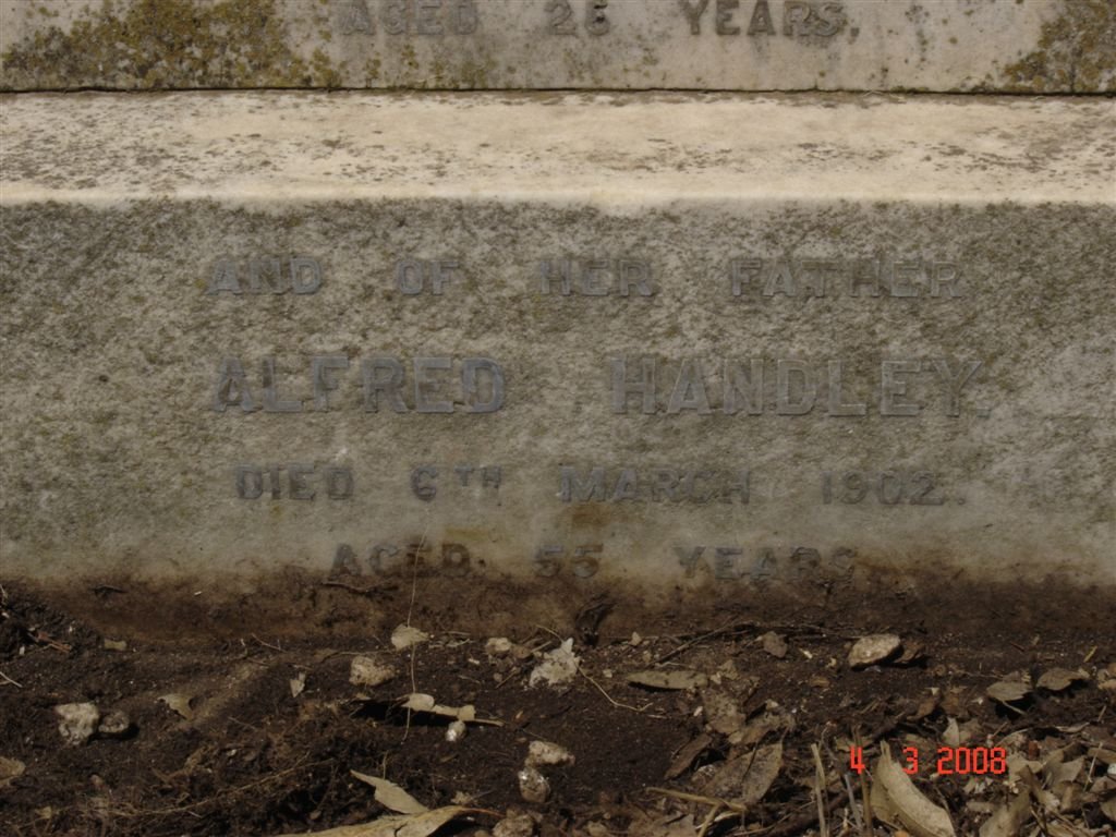 HANDLEY Alfred -1902