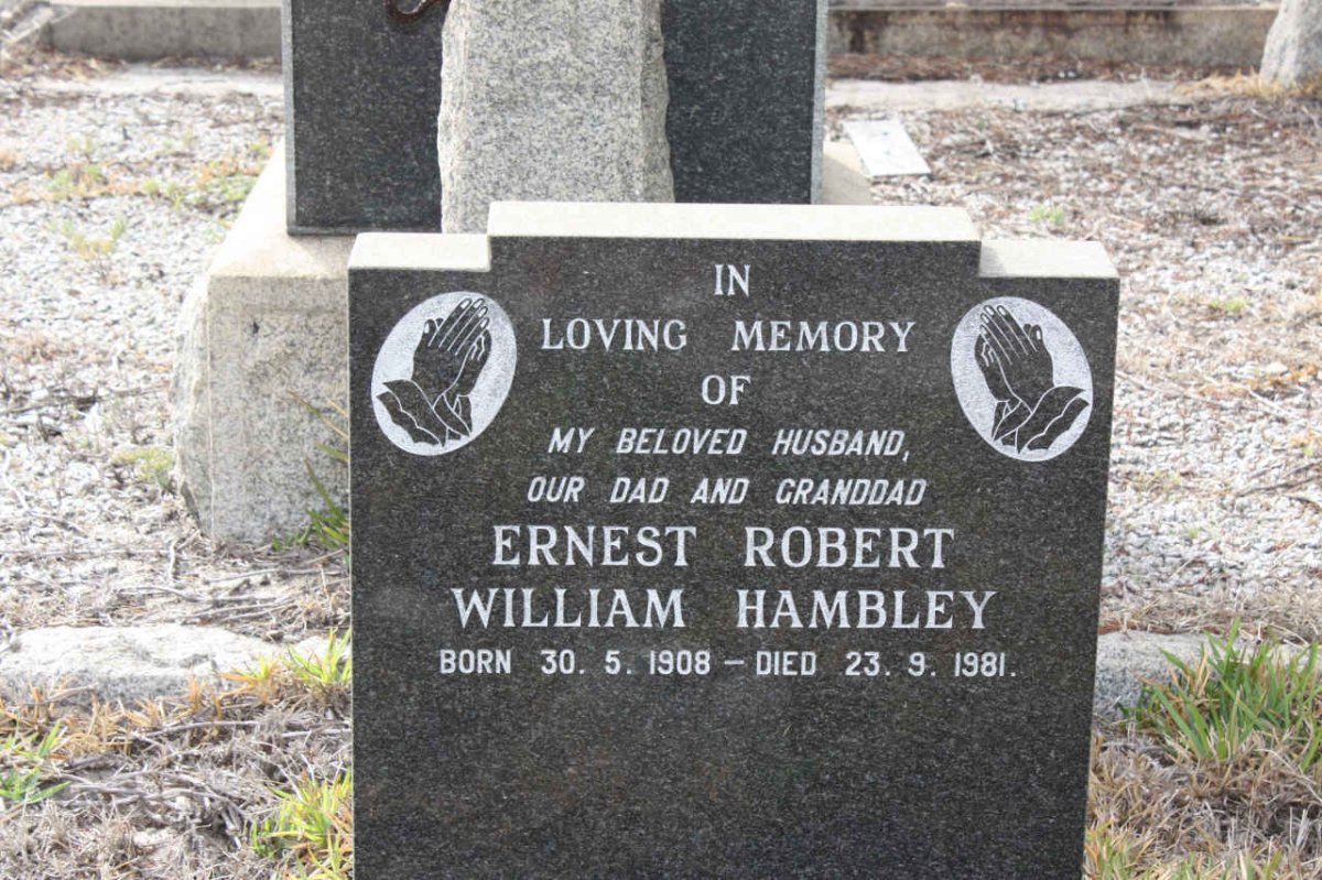 HAMBLEY Ernest Robert William 1908-1981