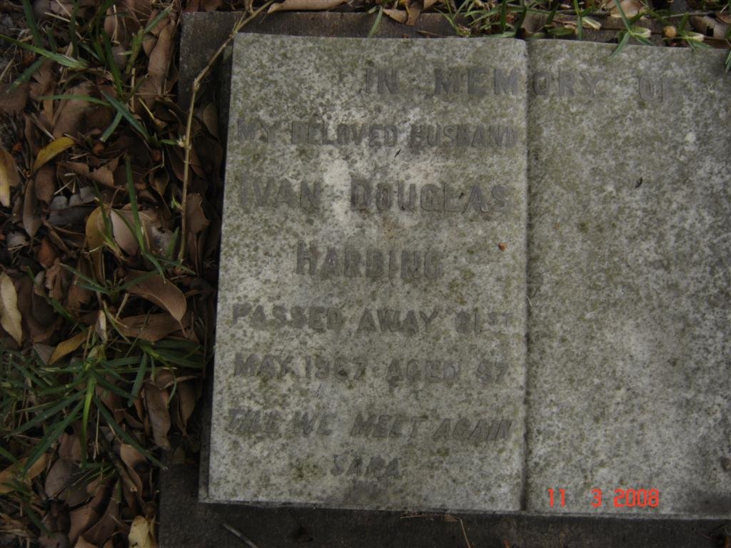 HARDING Ivan Douglas -1967