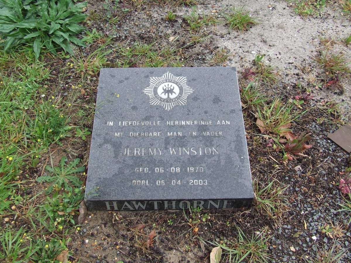 HAWTHORNE Jeremy Winsion 1970-2003