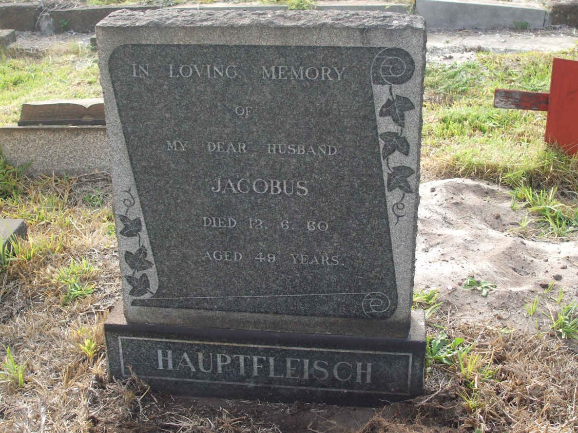 HAUPTFLEISCH Jacobus -1960