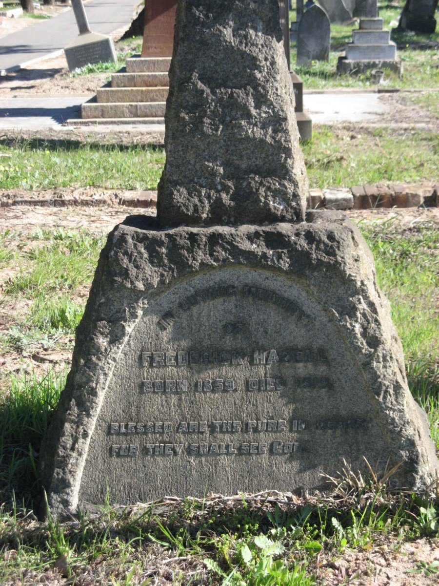 HAZELL Frederick 1859-1919