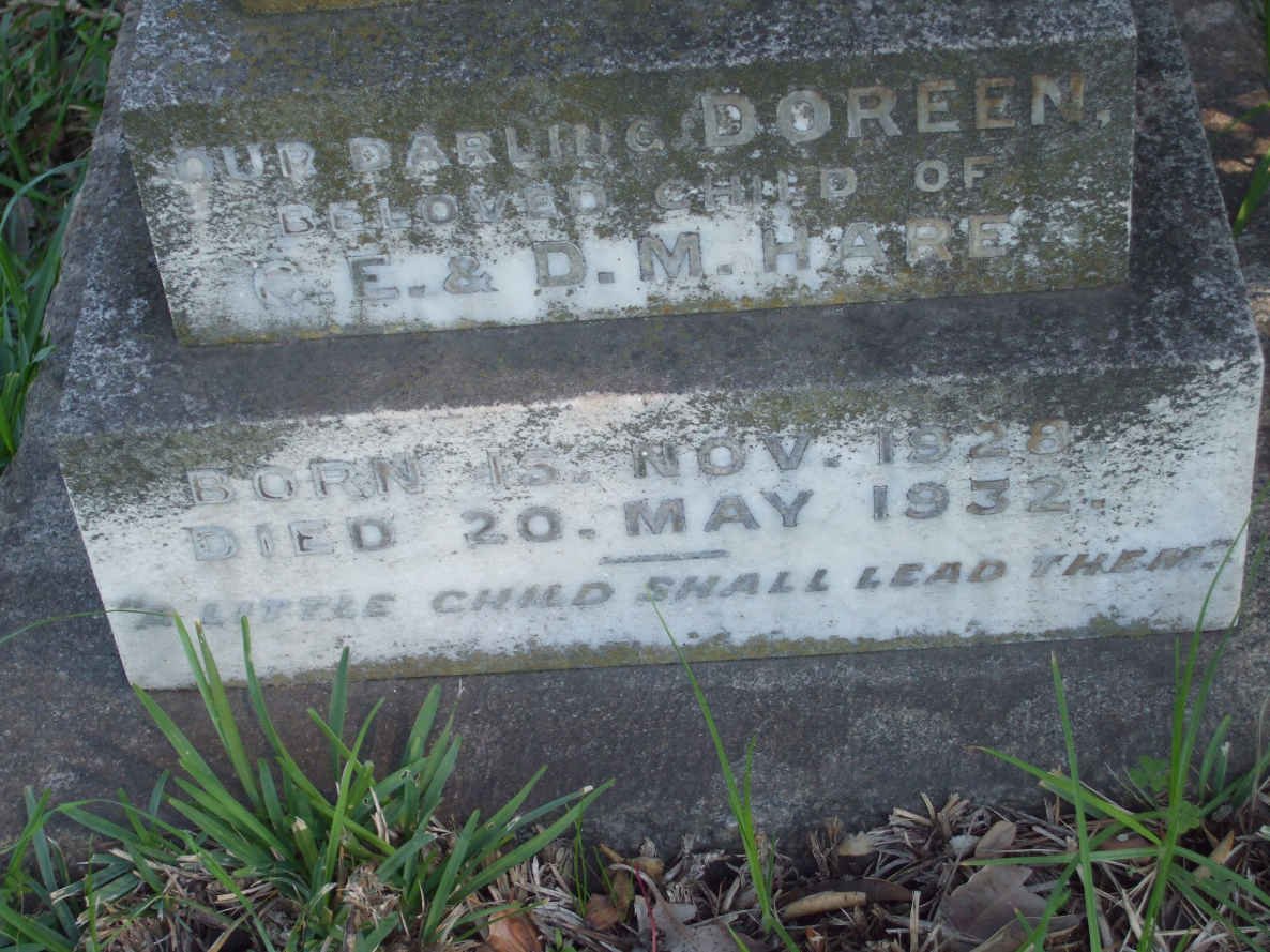 HARE Doreen 1928-1932