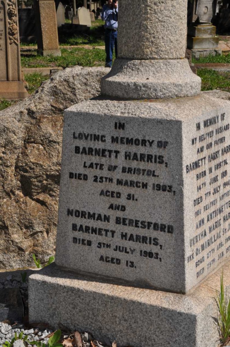 HARRIS Barnett -1903 :: HARRIS Norman Beresford Barnett -1903 :: HARRIS C. 1921-1990