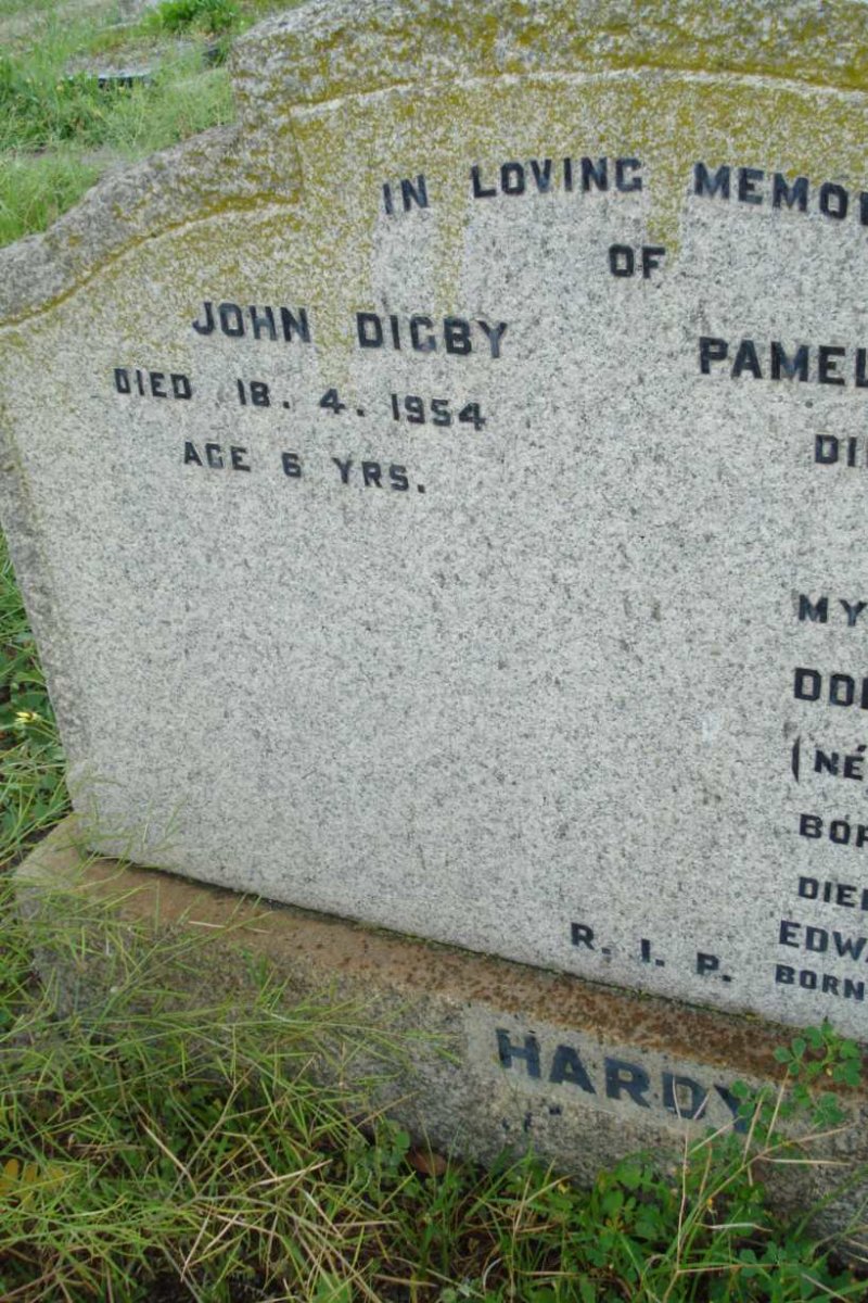 HARDY John Digby -1954