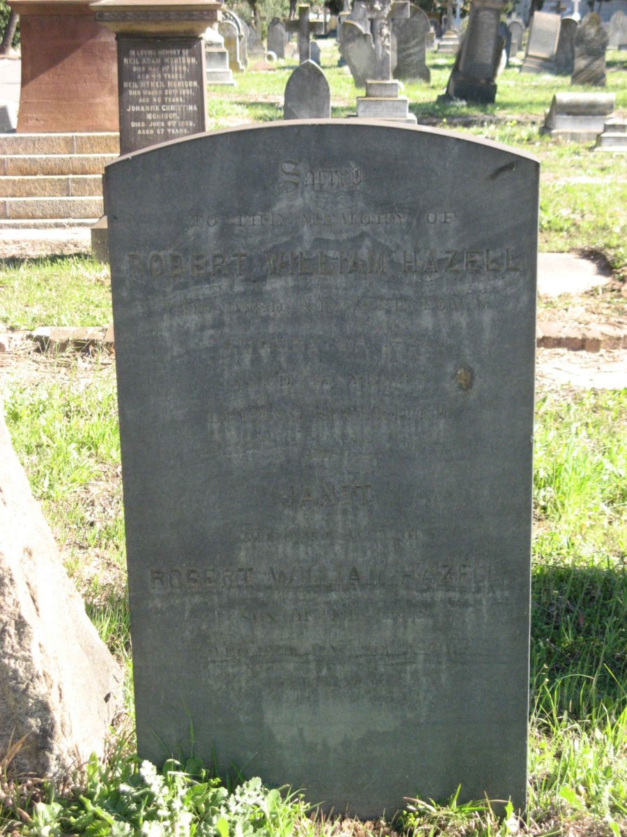 HAZELL Robert William :: ? Janet
