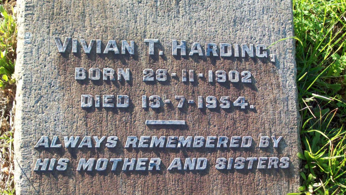 HARDING Vivian T. 1902-1954