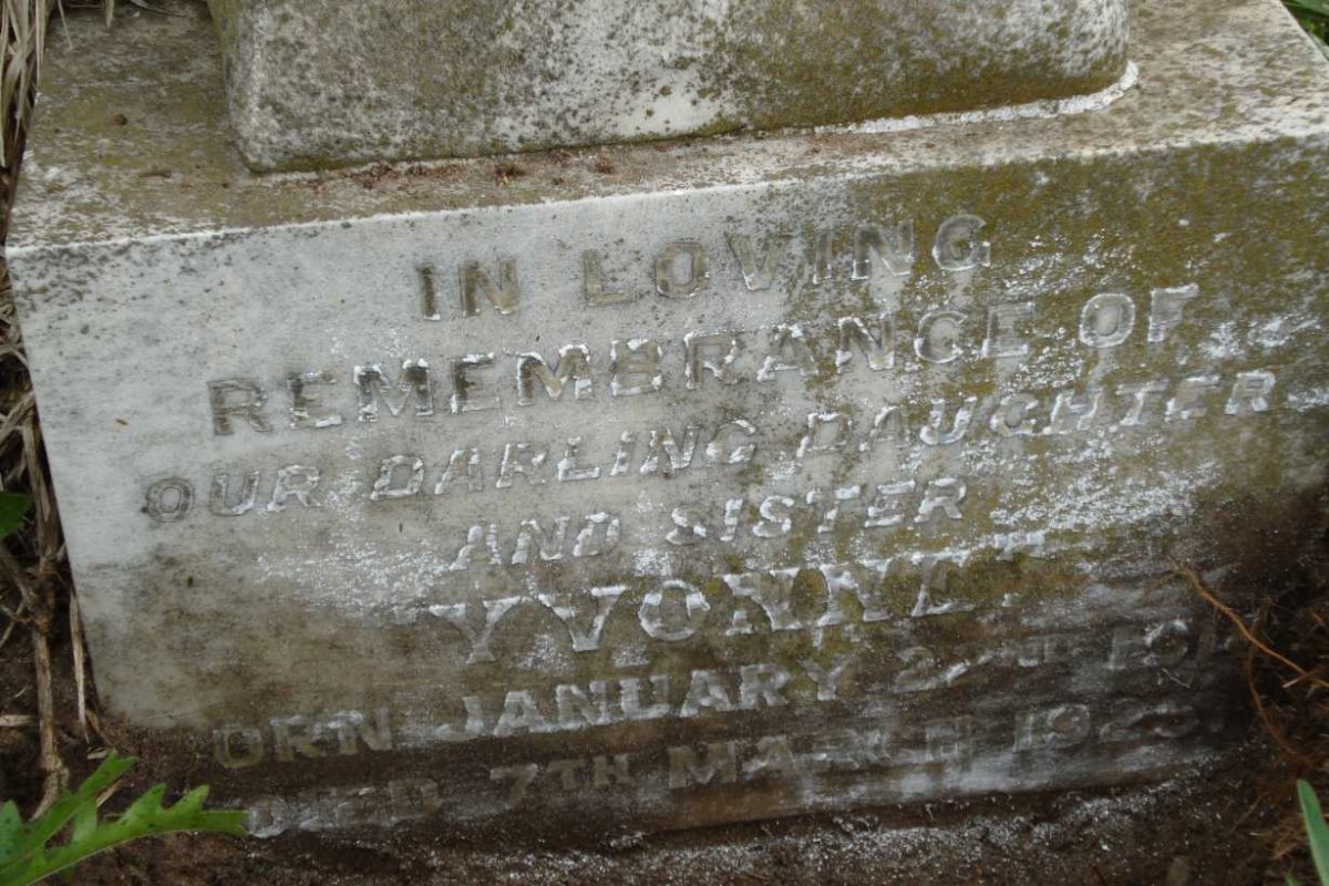 HAYNES Yvonne 1918-1925