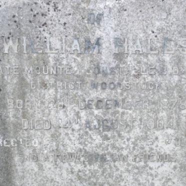HALES William 1878-1904
