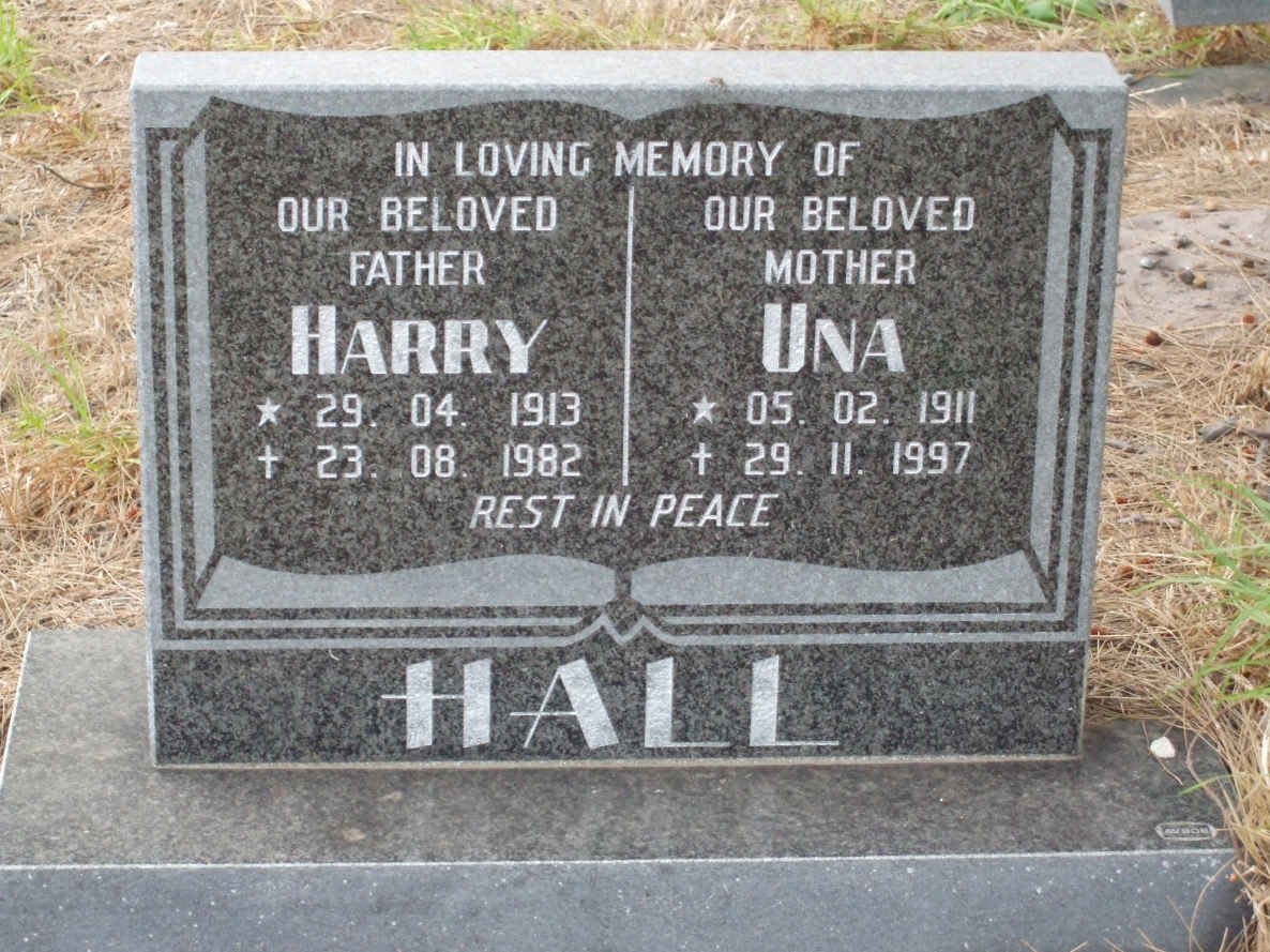 HALL Harry 1913-1982 &amp; Una 1911-1997