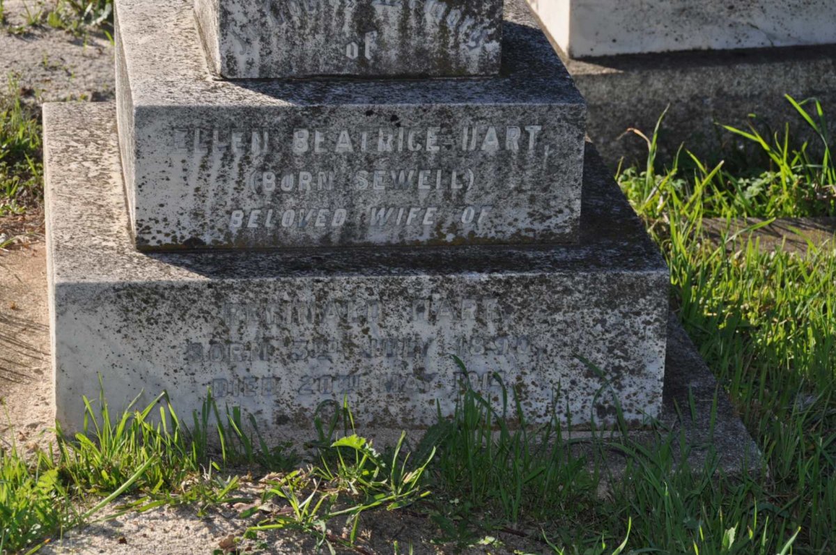 HART Ellen Beatrice nee SEWELL 1890-1914
