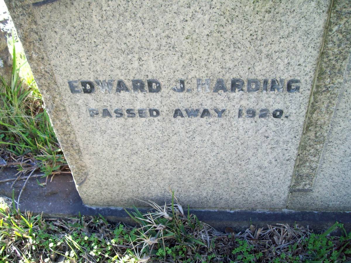 HARDING Edward J. -1920
