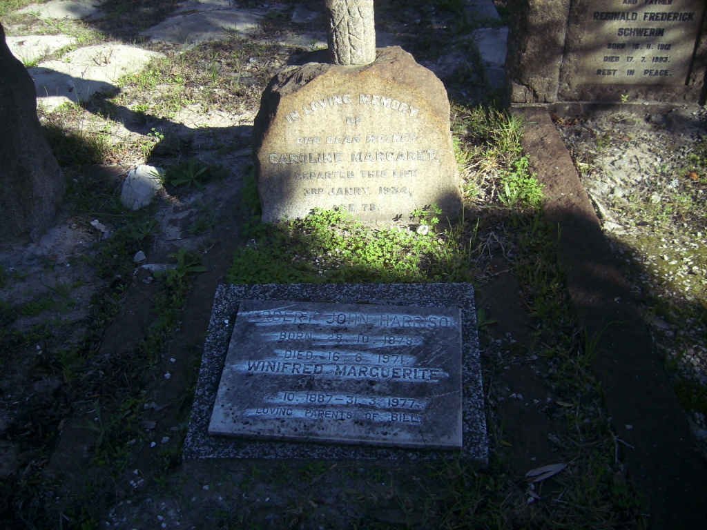 HARRISON Herbert John 1878-1971 &amp; Winifred Marguerite 1887-1977 :: ? Caroline Margaret  -1934 