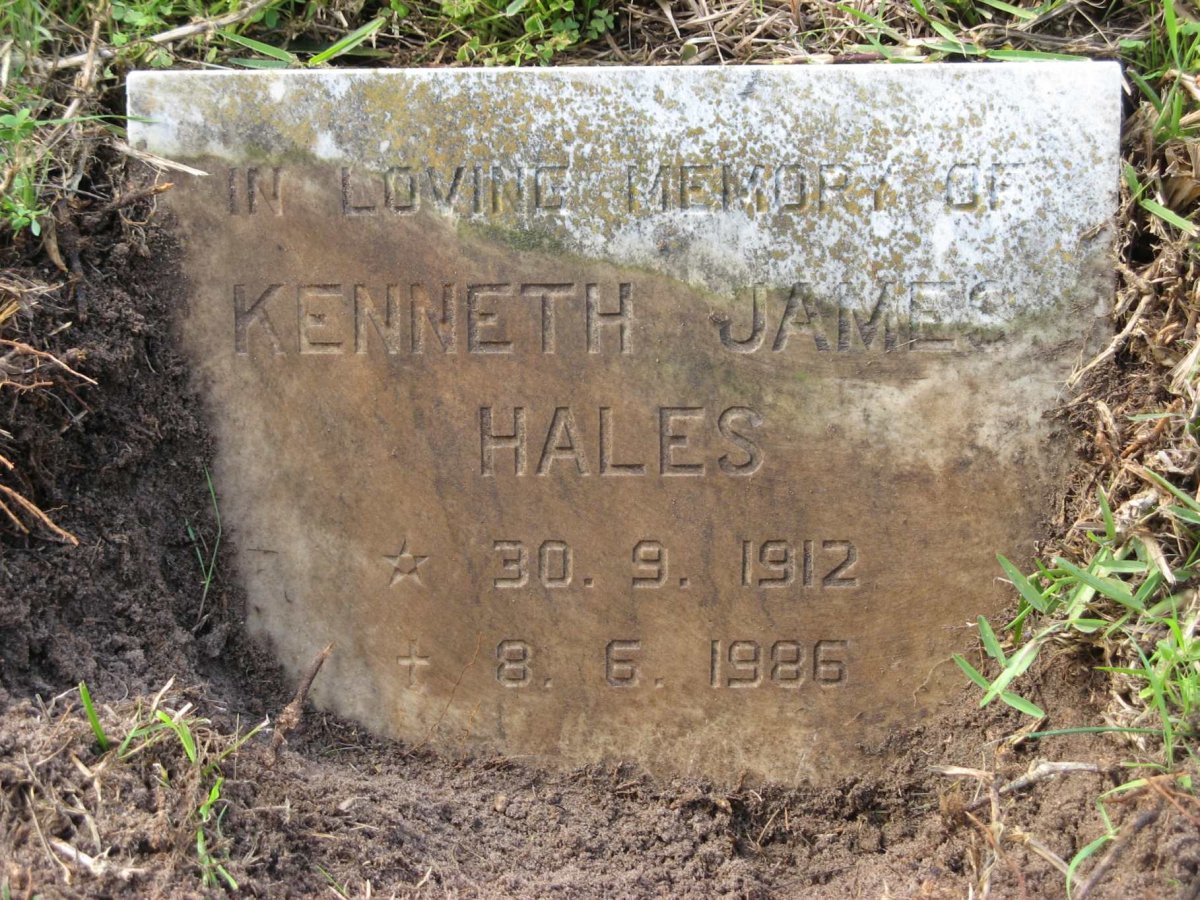 HALES Kenneth James 1912-1986