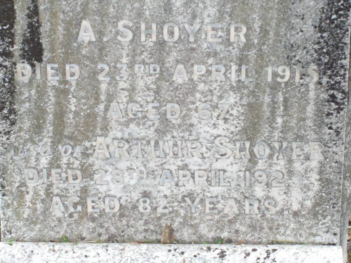 SHOYER A. -1915 :: SHOYER Arthur -1929