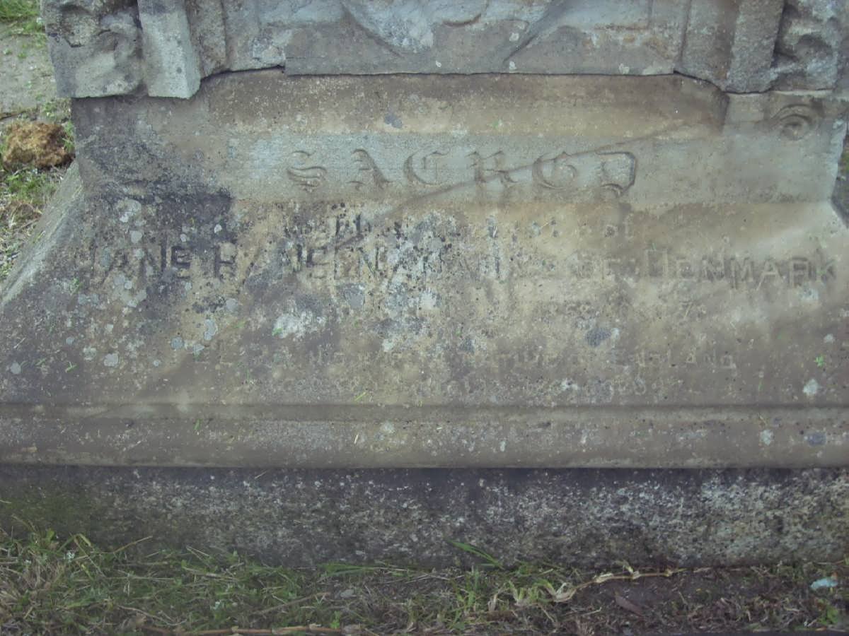 HANSEN  Jane 1858-??