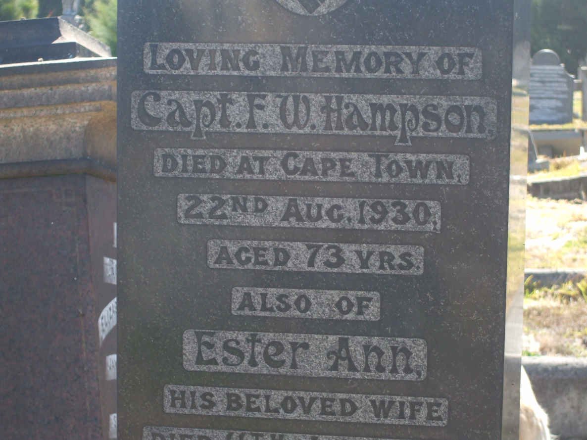 HAMPSON  F.W. -1930