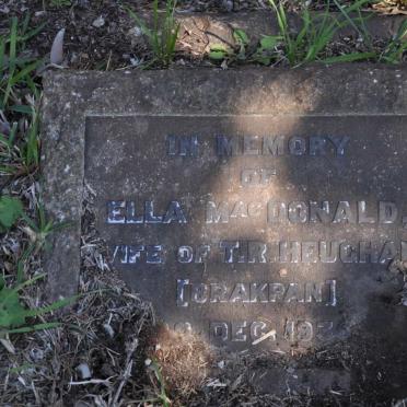 HEUGHAN Ella nee MacDONALD -193?