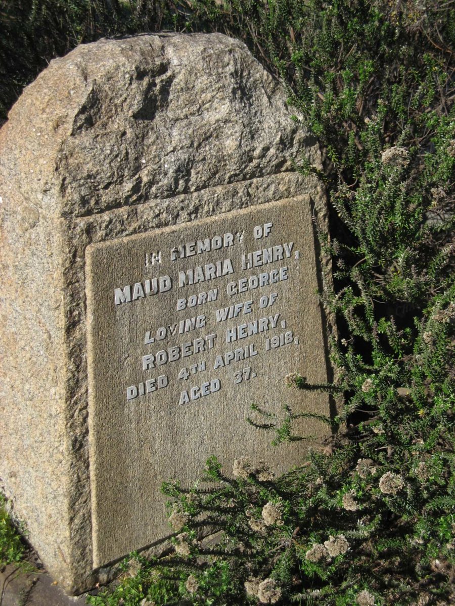 HENRY Maud Maria nee GEORGE -1918