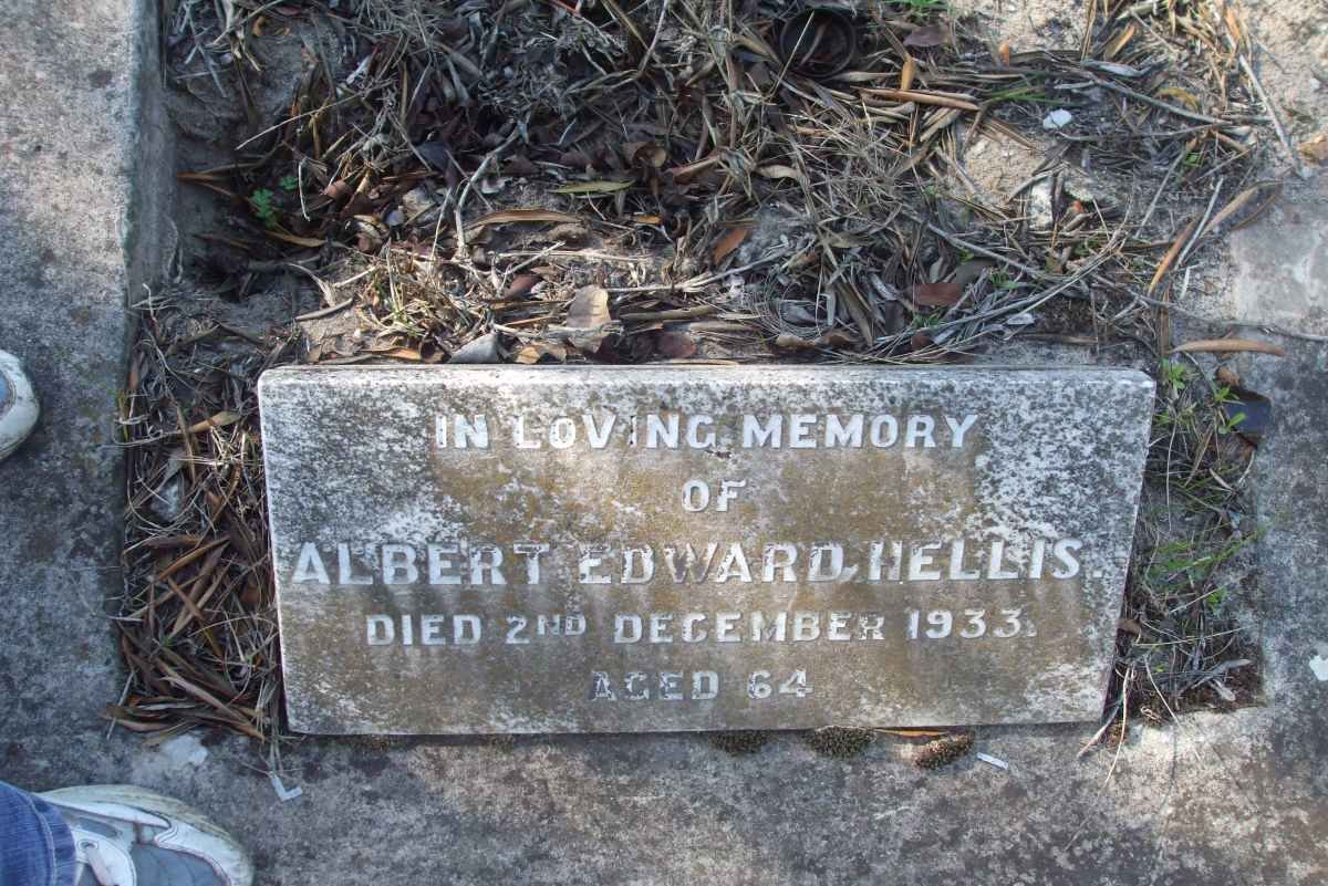 HELLIS Albert Edward -1933