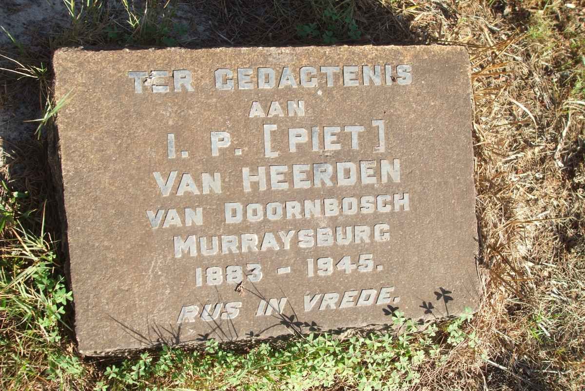 HEERDEN I.P., van 1883-1945