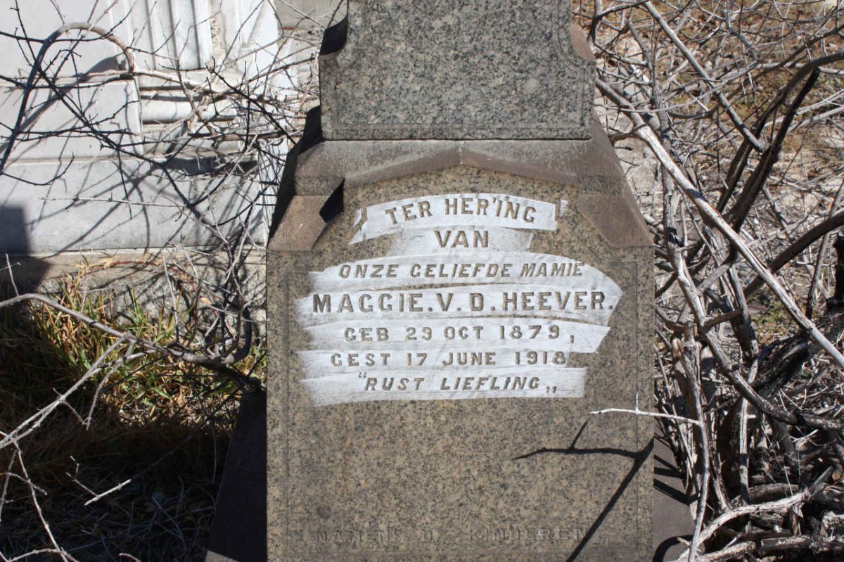 HEEVER Maggie, v.d. 1879-1918