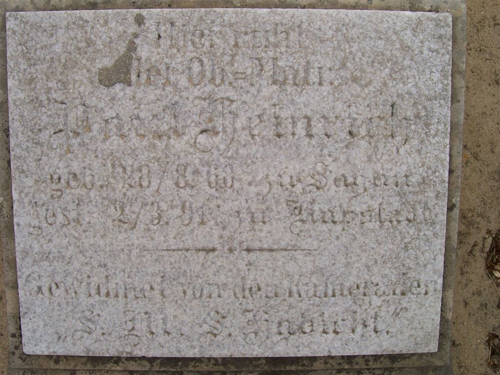 HEINRICH ? 1868-1901