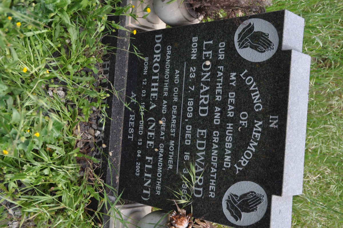HENDRIKSE Leonard Edward 1909-1980 &amp; Dorothea FLINT 1915-2003