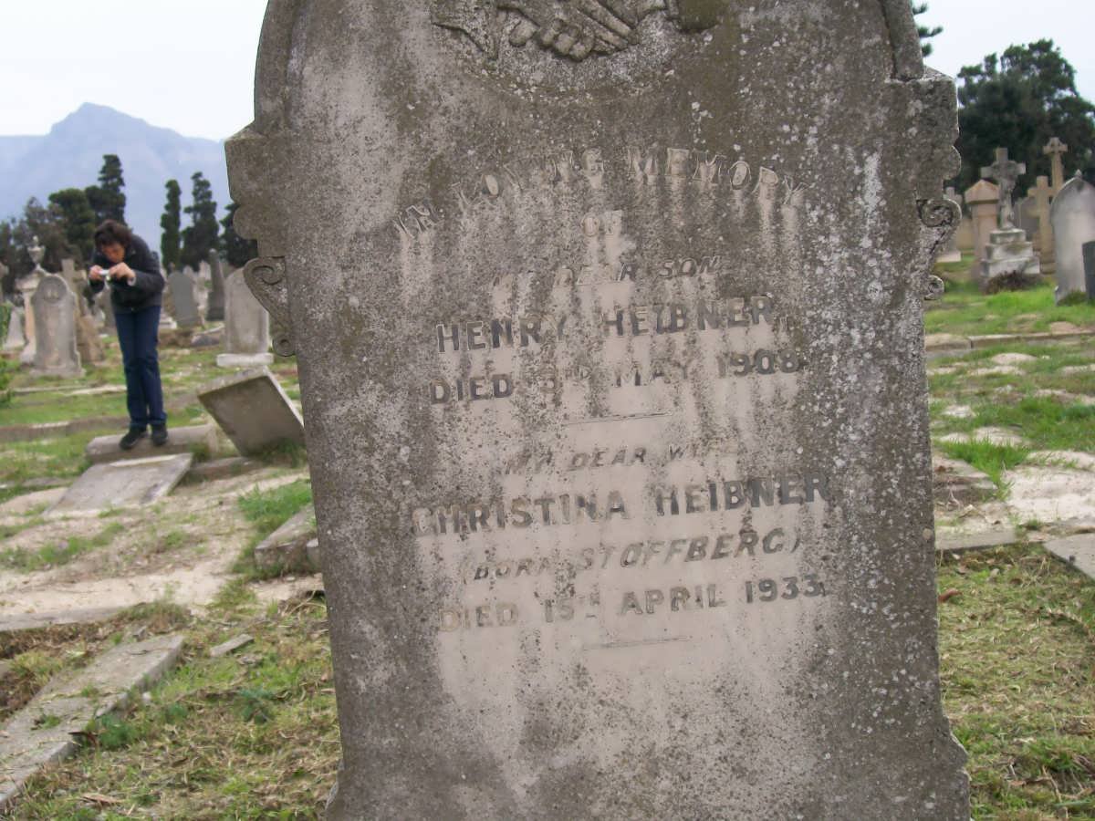 HEIBNER Henry 1908- &amp; Christina STOFFBERG -1933