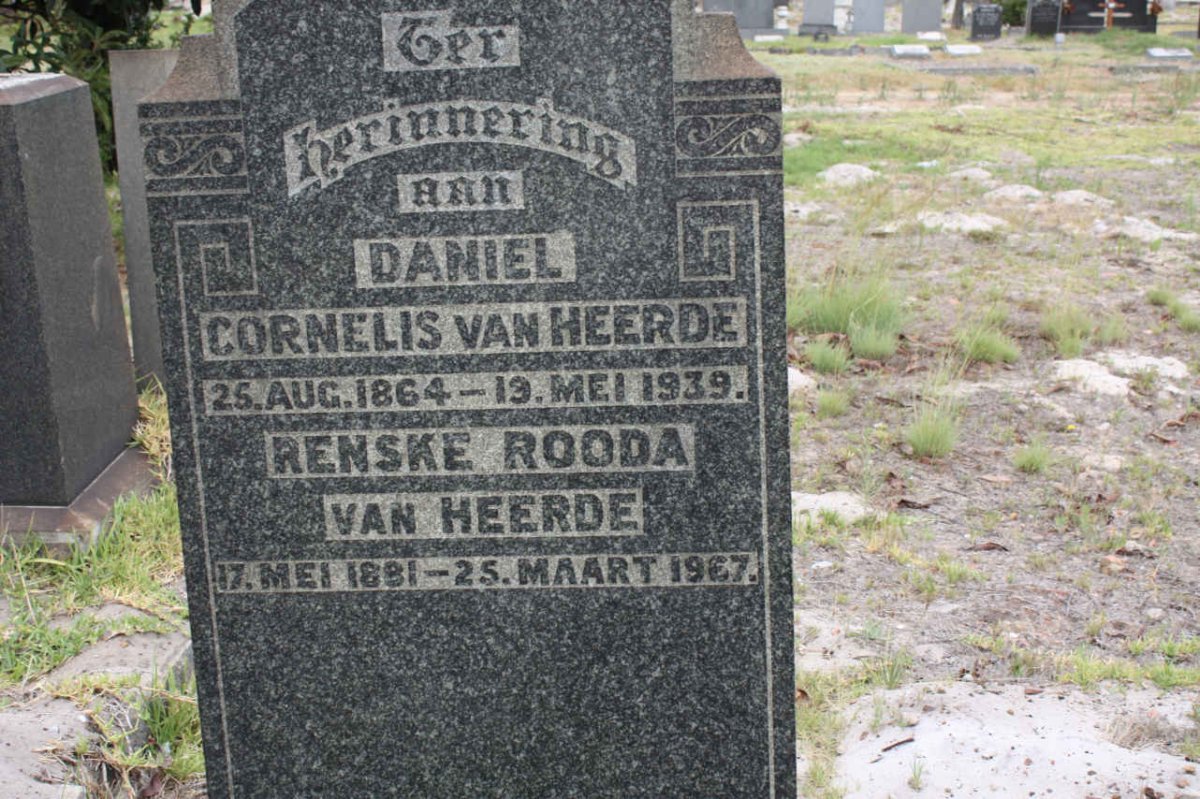 HEERDE Daniel Cornelis, van 1864-1939 &amp; Renske Rooda 1881-1967