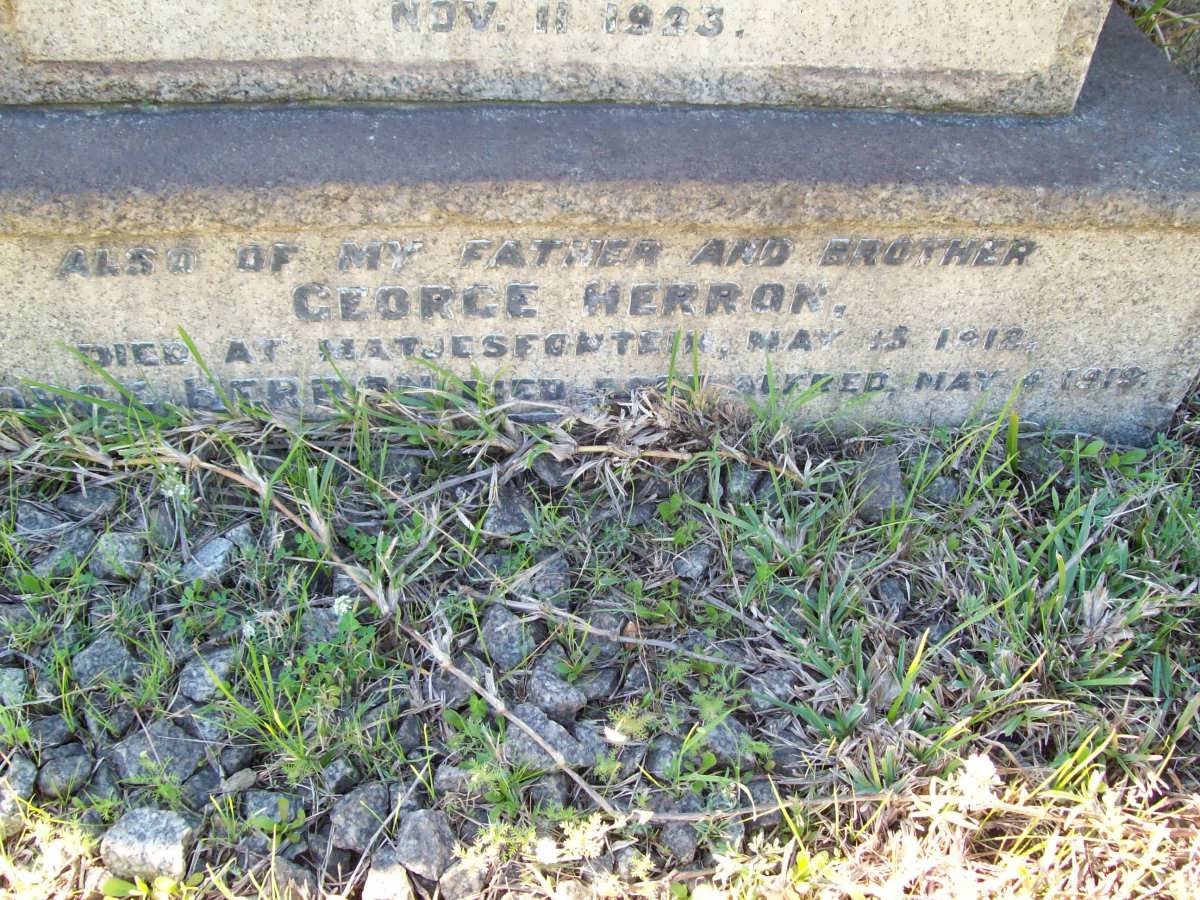 HERRON George -1918 :: ?? -1919
