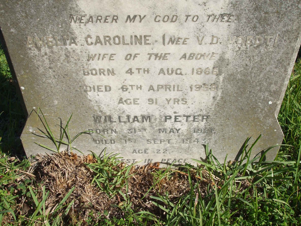 HELDERS Christian Henry  -1932 :: HELDERS William Peter 1921-1943 