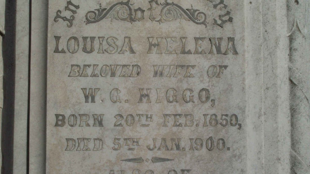 HIGGO Louisa Helena 1850-1900