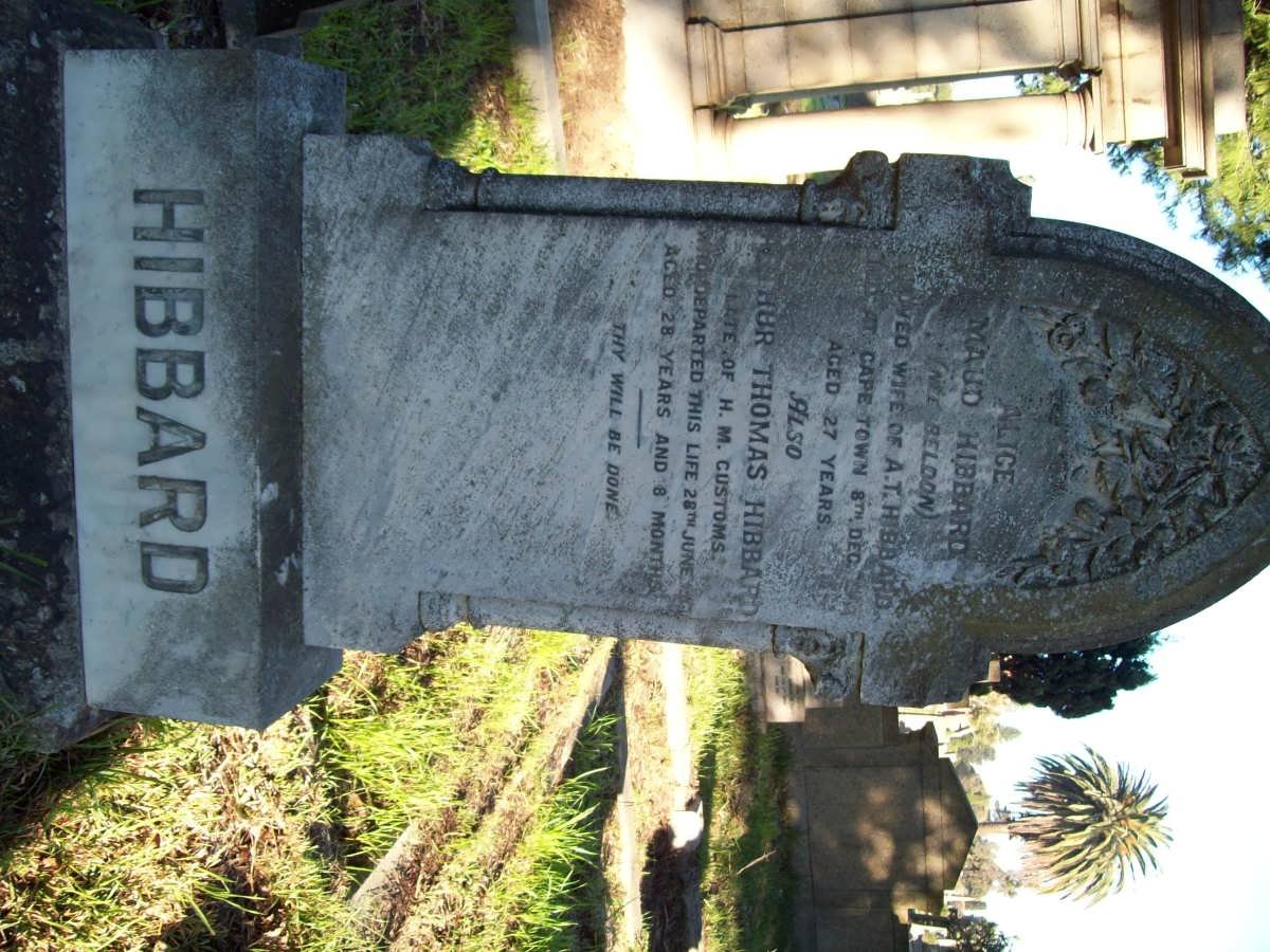 HIBBARD Arthur Thomas -?? &amp; Alice Maud BELDON -??