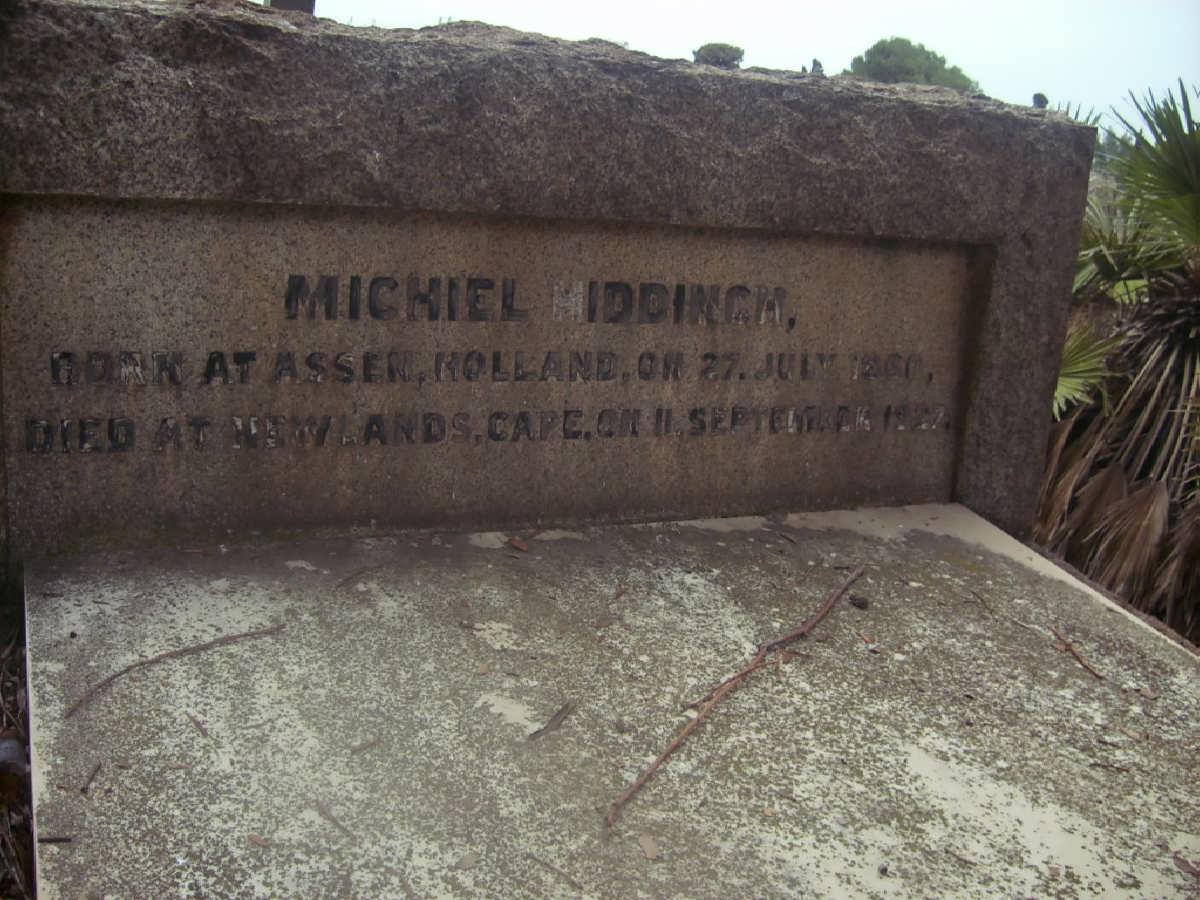 HIDDINGH Michiel 1860-1927