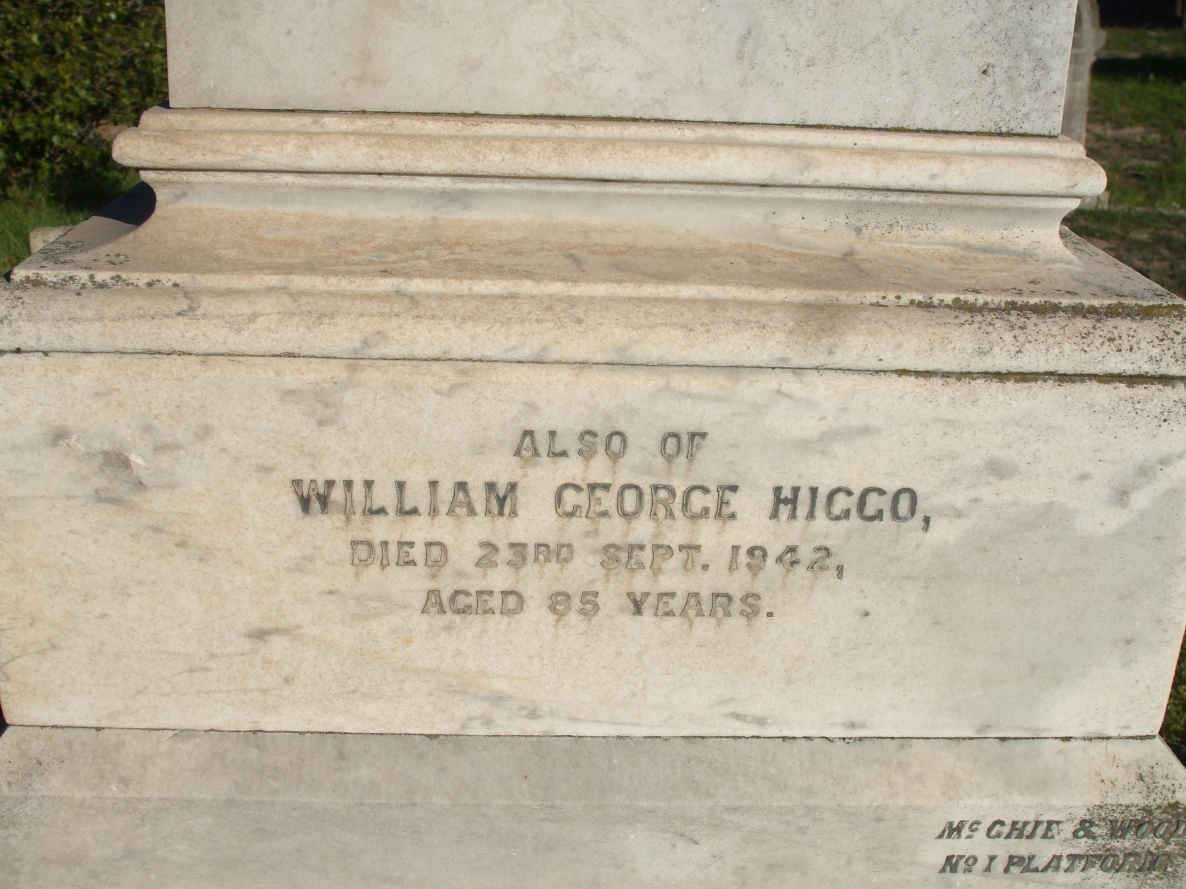 HIGGO William George -1942
