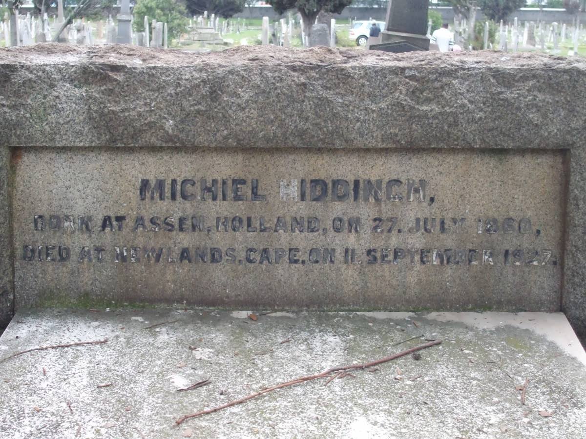 HIDDINGH Michiel 1860-1927