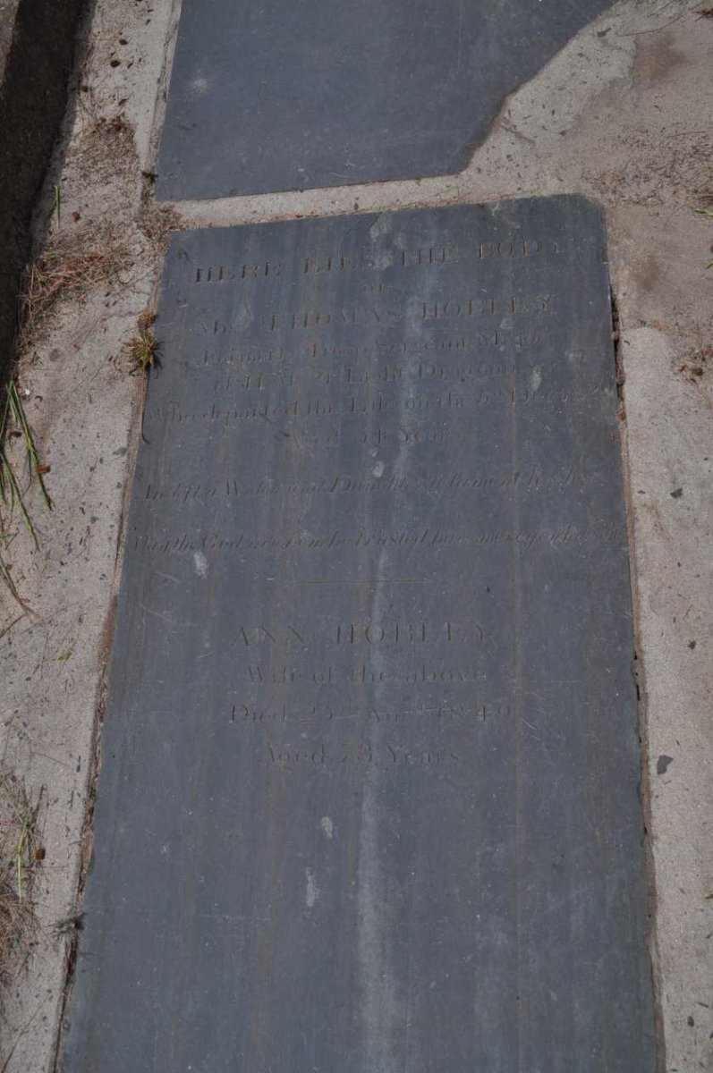 HOBLEY Thomas ?-? &amp; Ann -1849