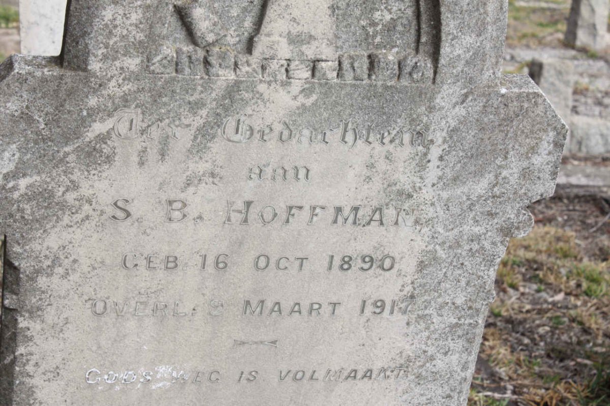HOFFMAN S.B. 1890-1917