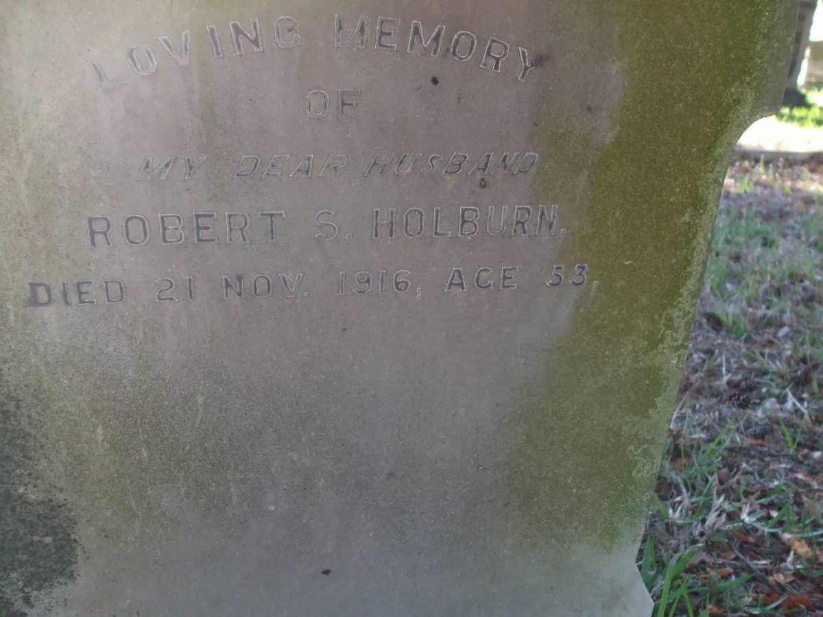 HOLBURN Robert S. -1916