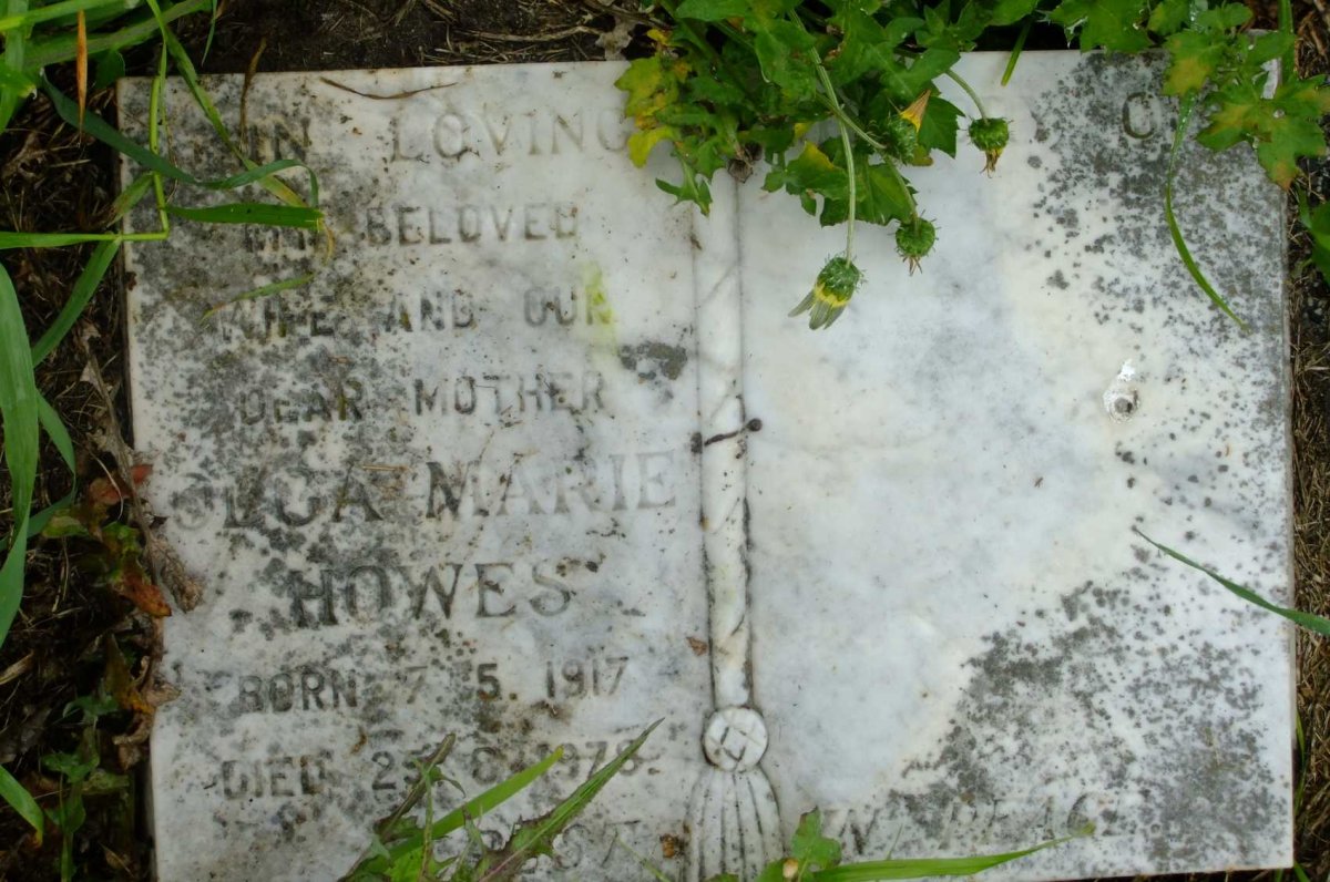 HOWES Olga Marie 1917-1978