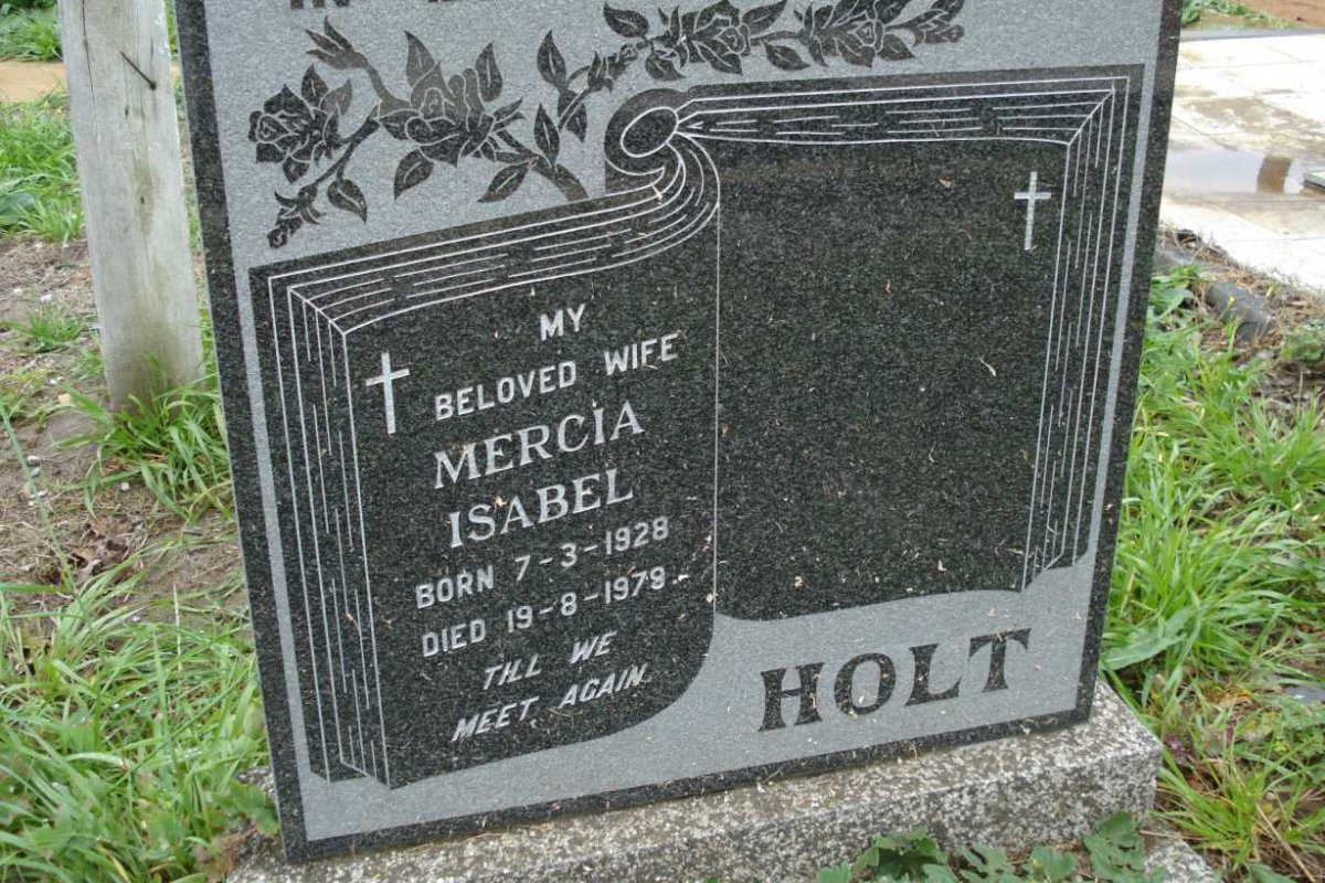 HOLT Mercia Isabel 1928-1979