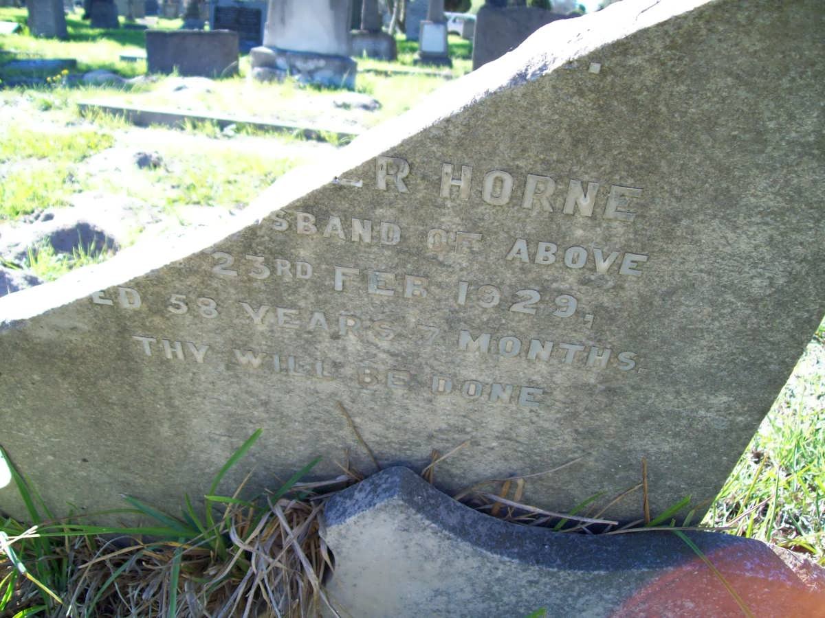HORNE ? -1929