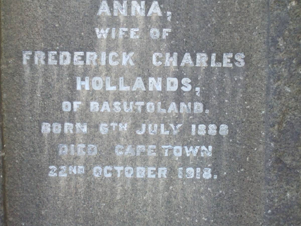 HOLLANDS Anna 1888-1918