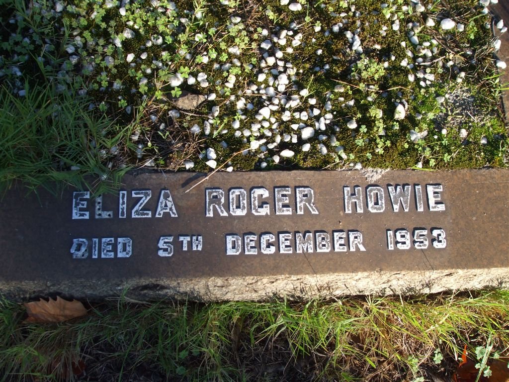 HOWIE Eliza Roger -1953