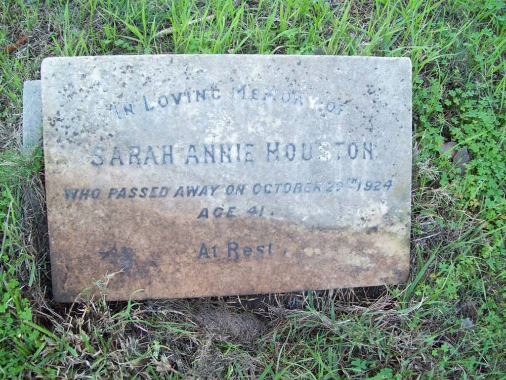 HOUSTON Sarah Annie -1924