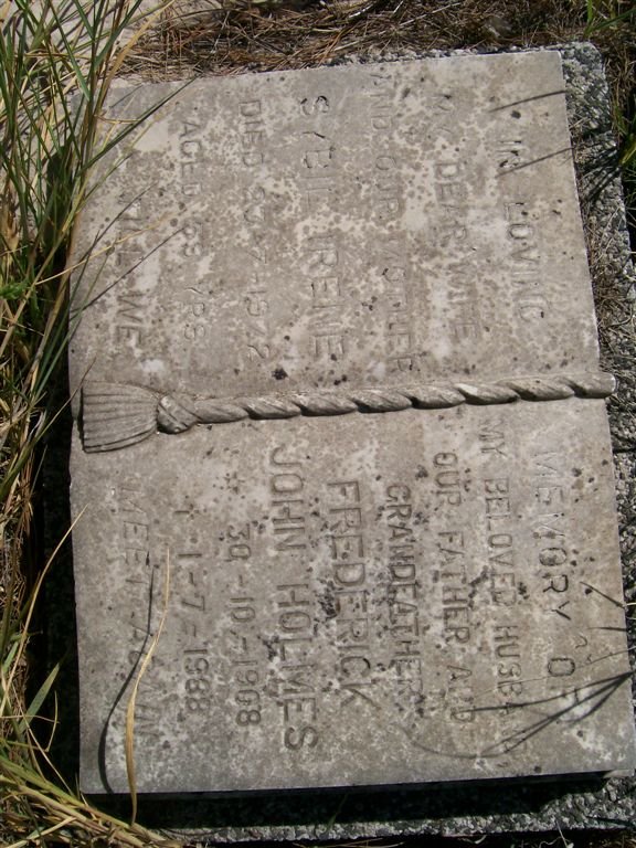 HOLMES Frederick John 1908-1988 &amp; Sybil Irene -19?2