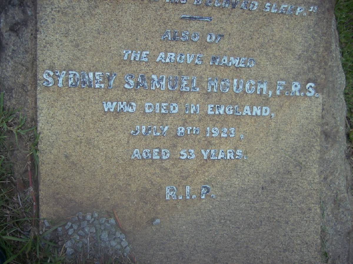 HOUGH Sydney Samuel -1923