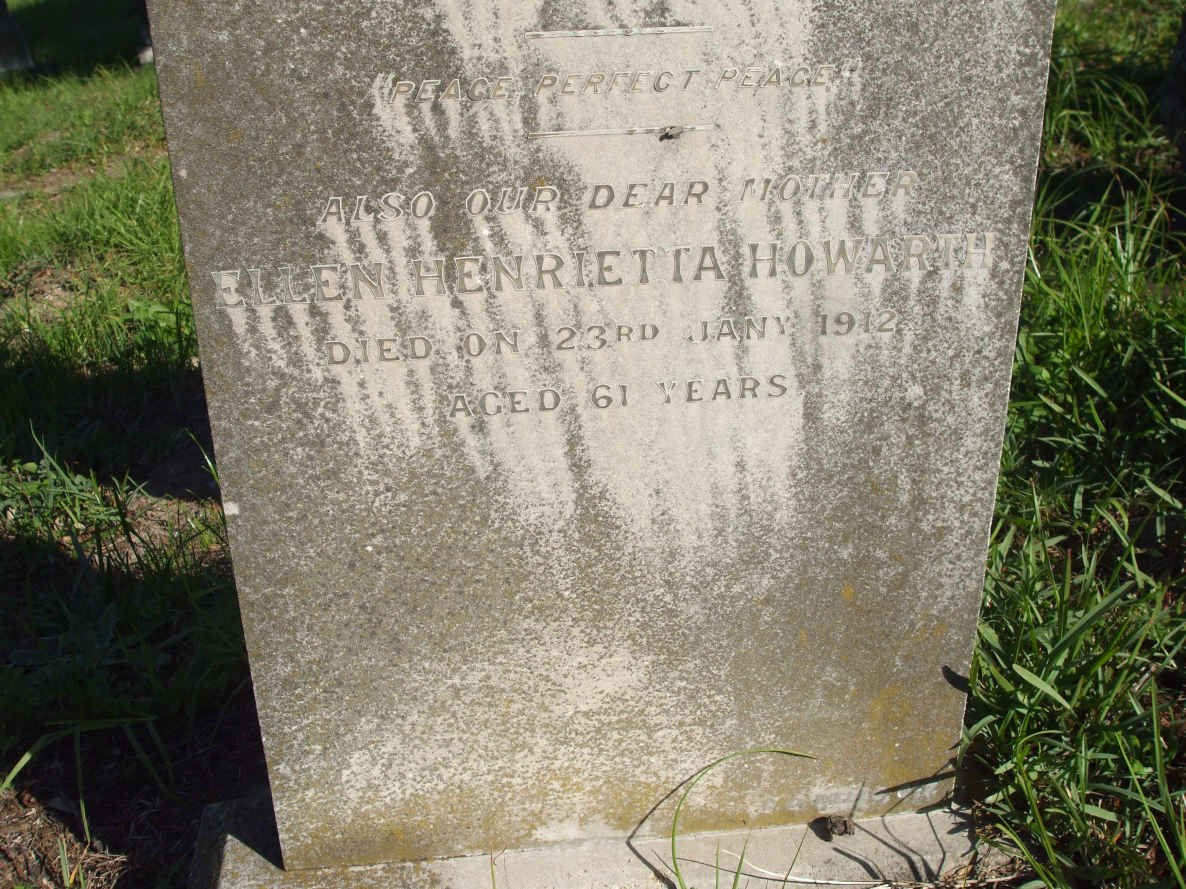 HOWARD Ellen Henrietta  -1912 