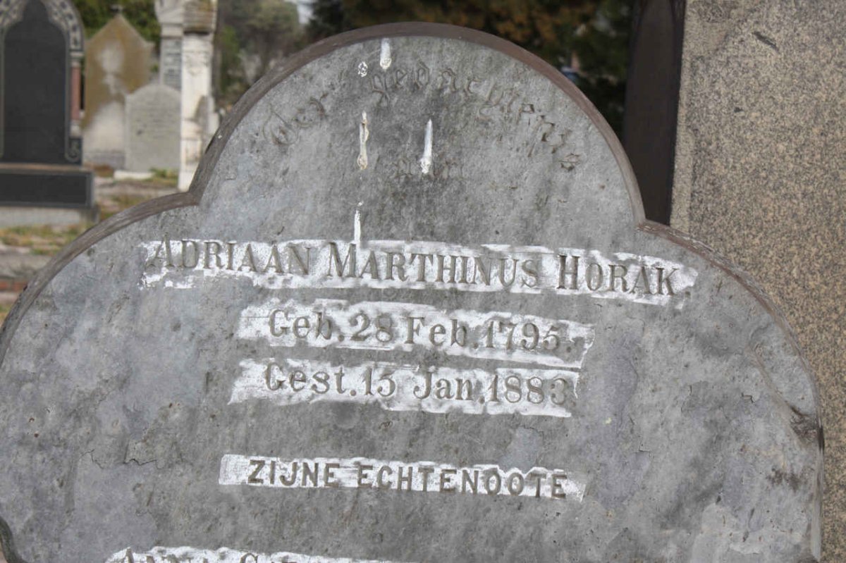 HORAK Adriaan Marthinus 1795-1883